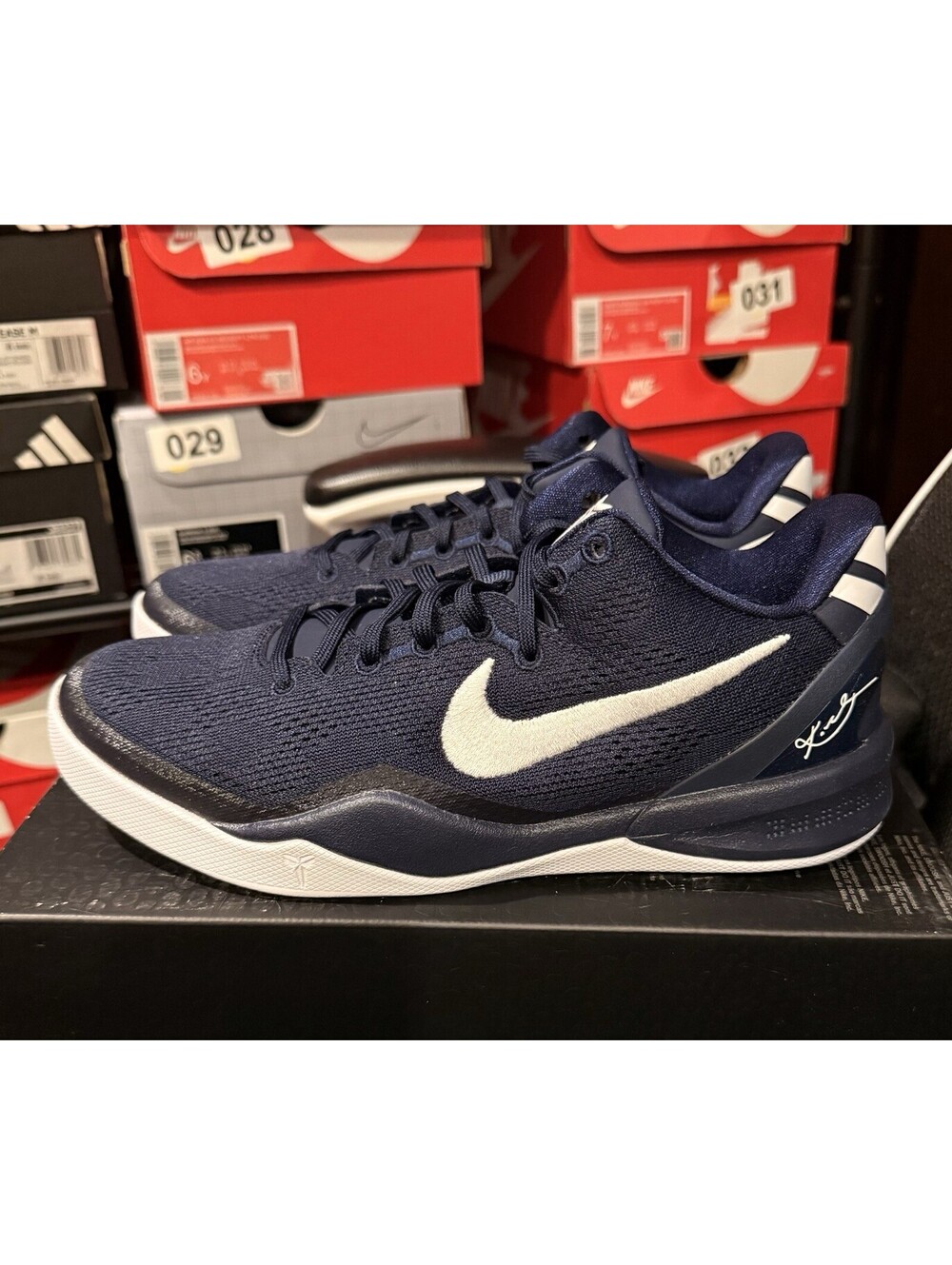 Kobe 8 VIII GS 6Y/Women’s 7.5 College Navy White FN0266-400 (058)